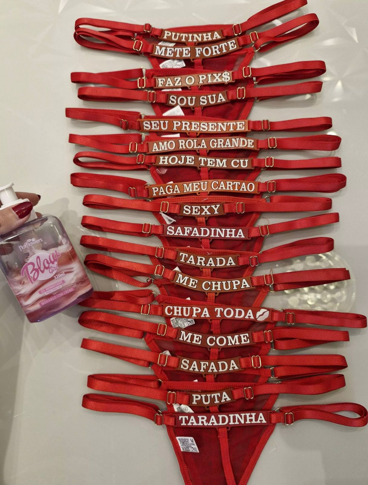 Calcinha Frases (neon)