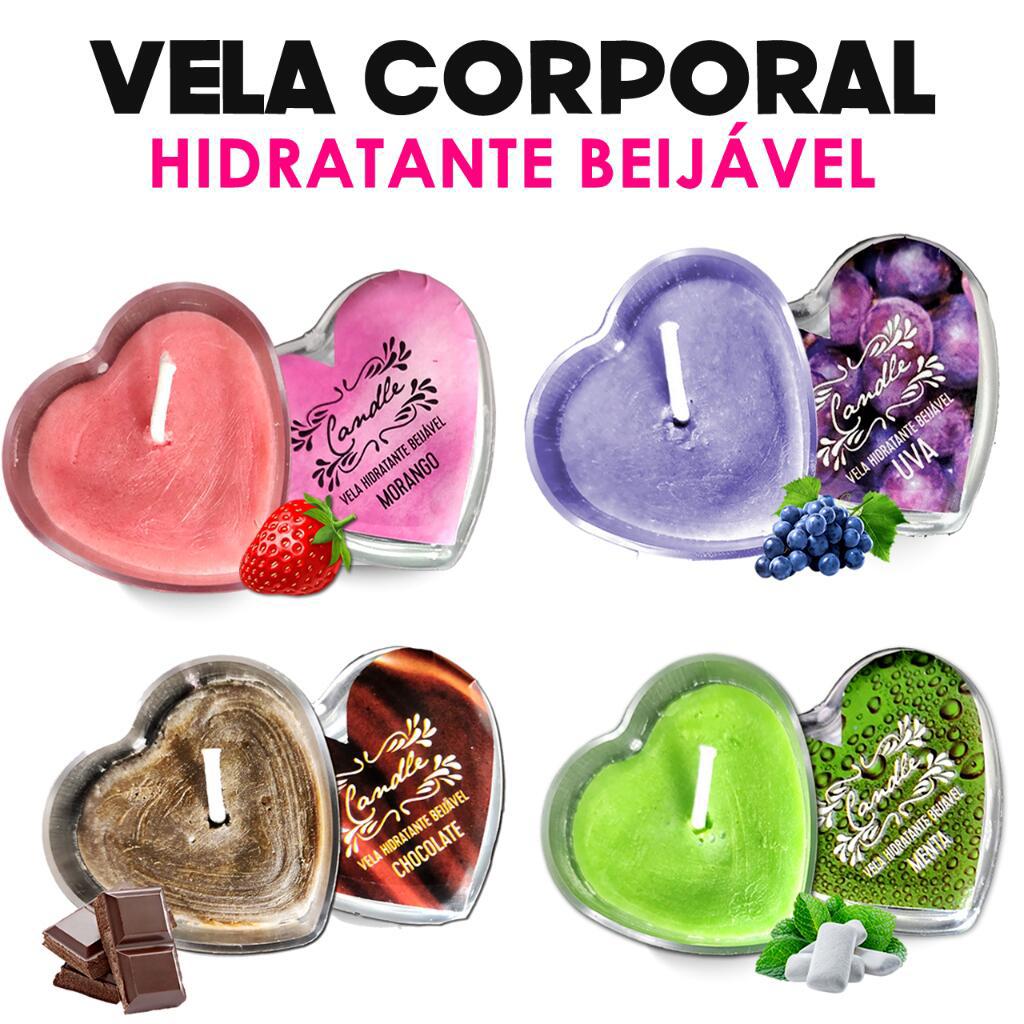 Vela Para Massagem Beijável